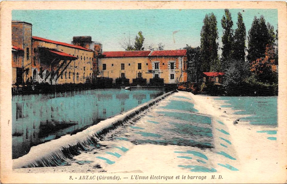 Abzac - usine électrique 1