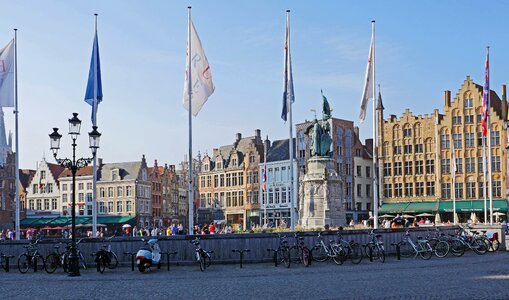 Centrum townhouses gabled houses photo