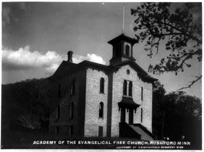 Academy of the Evangelical Free Church, Rushford, Minn. LCCN2006681162