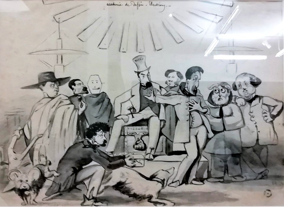 Académie de dessin, élections - Henri Vernet