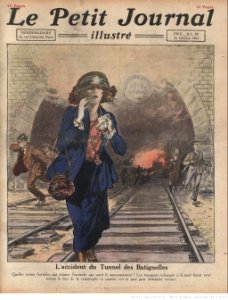 Accident du tunnel des Batignolles (Le Petit Journal illustré 16-10-1921)