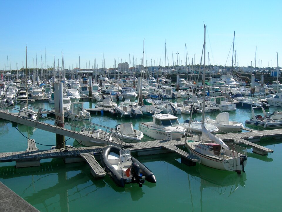 Marina harbor france coast