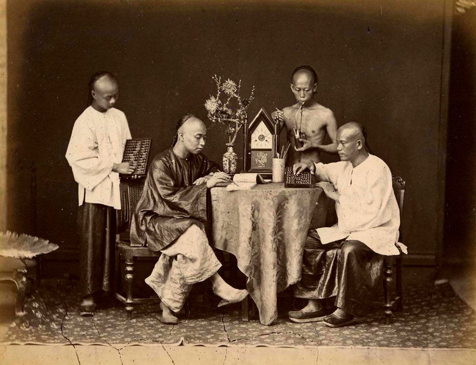 Accountants by Lai Afong c1880s
