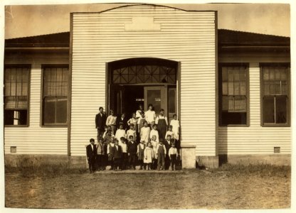 Acme School -24 (4 miles northwest of Shawnee)- Miss Lois Millard, Principal. (P.O. Dale, Okla., Route 1). 26 present, 40 expected after all families return from southern part of the state LOC nclc.00624