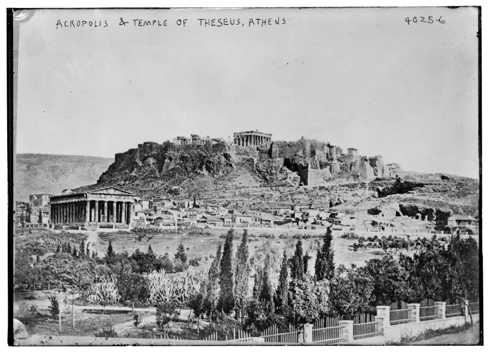 Acropolis & temple of Theseus, Athens LCCN2014703004