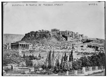 Acropolis & temple of Theseus, Athens LCCN2014703004