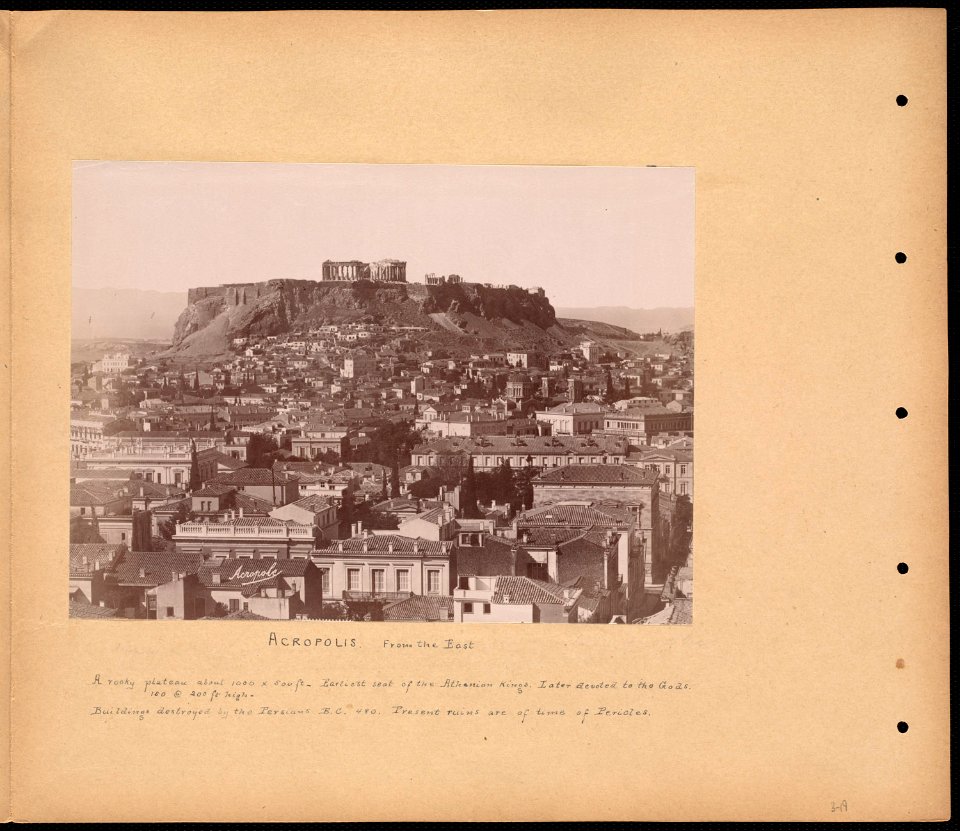 Acropolis. From the east