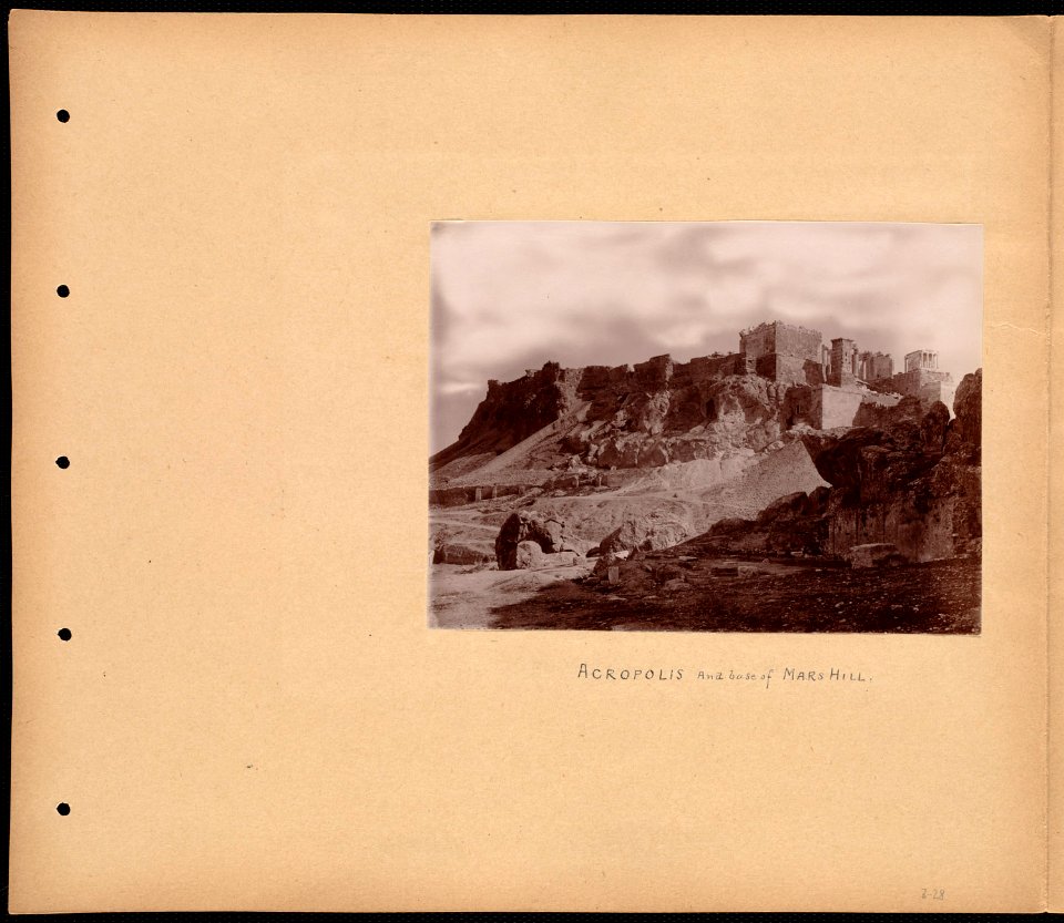 Acropolis and base of Mars Hill