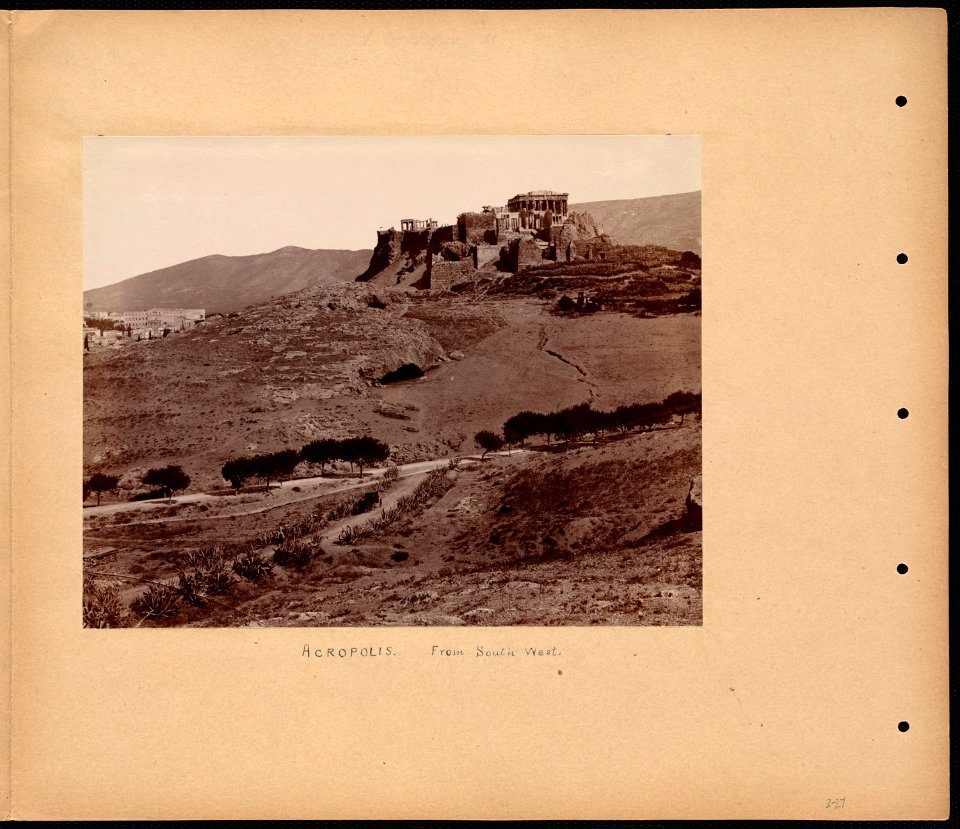 Acropolis. From south west
