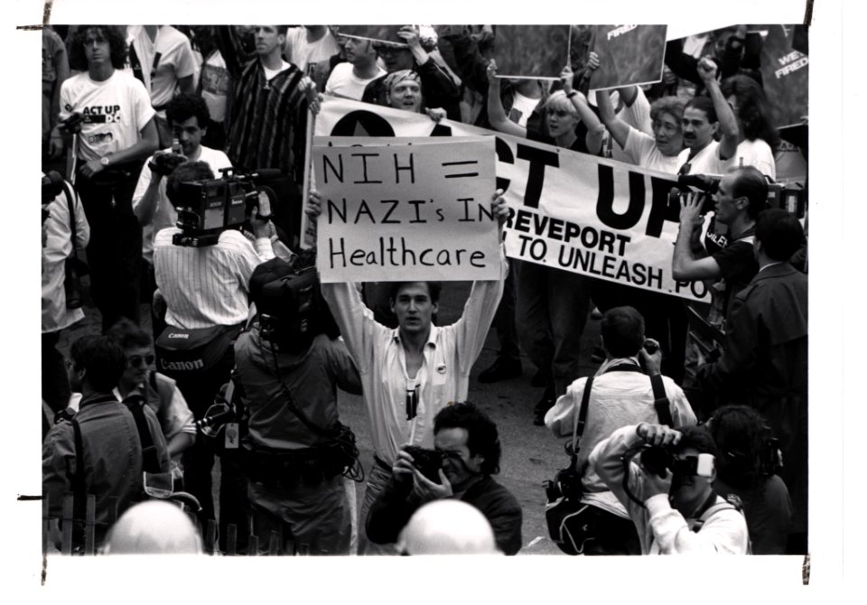 ACT UP Activists at the National Institutes of Health (14359361475)