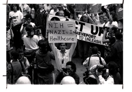 ACT UP Activists at the National Institutes of Health (14359361475)