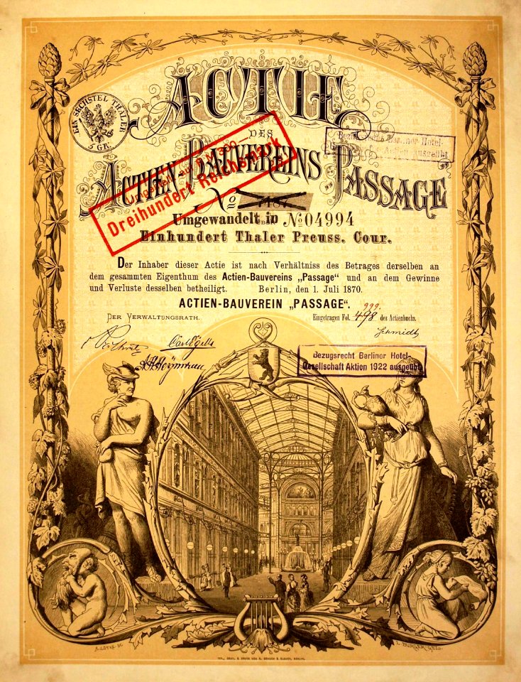 Actien-Bauverein Passage 1870