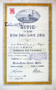 Actien-Zucker-Fabrik Lehrte 1884