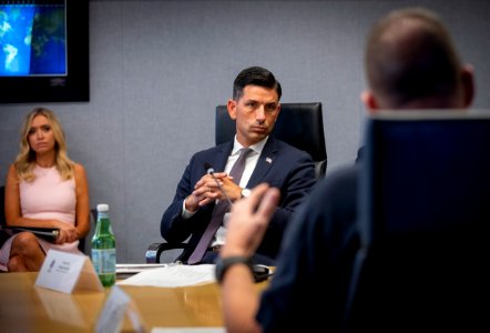 Acting Secretary Wolf Participates In a Hurricane Laura Briefing at FEMA (50291555987)