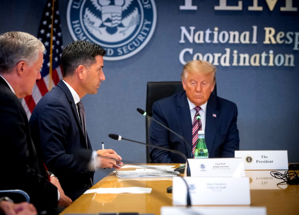 Acting Secretary Wolf Participates In a Hurricane Laura Briefing at FEMA (50291556767)