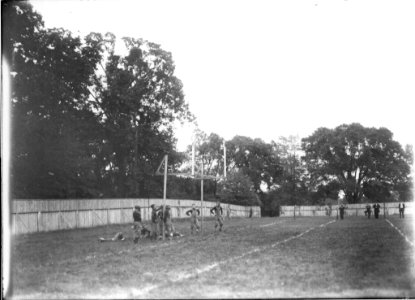 Action at Miami-Wilmington football game 1911 (3194662143)