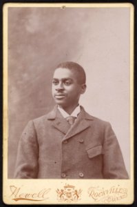 African American male civilian, half-length portrait, in coat and tie) - Newell, Rockville, Conn LCCN2010645143