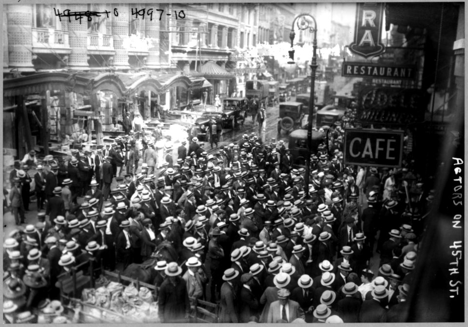 Actors' strike, New York, New York LCCN97519064