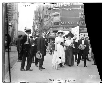 Actors on Broadway Miss Phyllis Gordon LCCN2014688287
