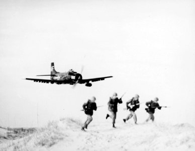 AD Skyraider VMA-211 Onslow Beach NC