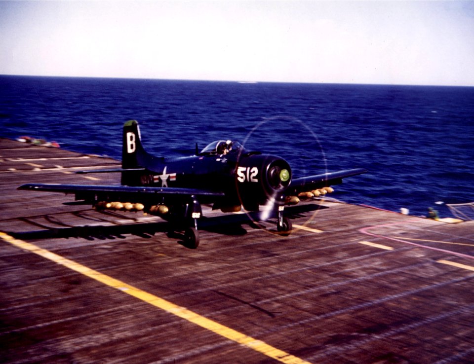 AD Skyraider VA-195 USS Princeton