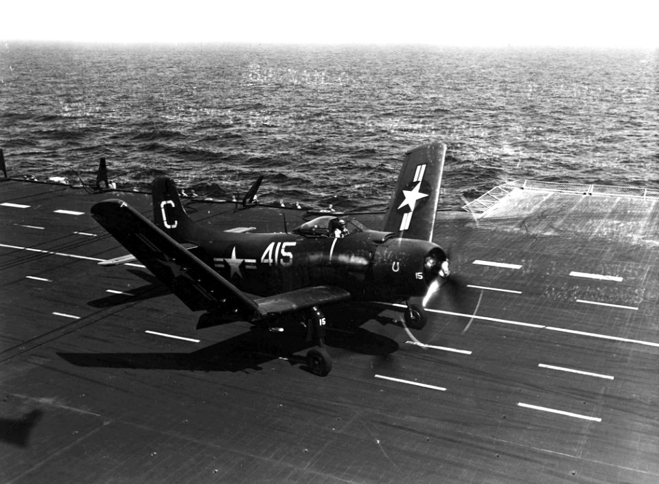 AD-1 of VA-6B on USS Coral Sea (CVB-43) in 1948