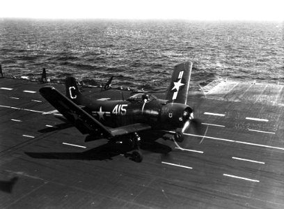 AD-1 of VA-6B on USS Coral Sea (CVB-43) in 1948