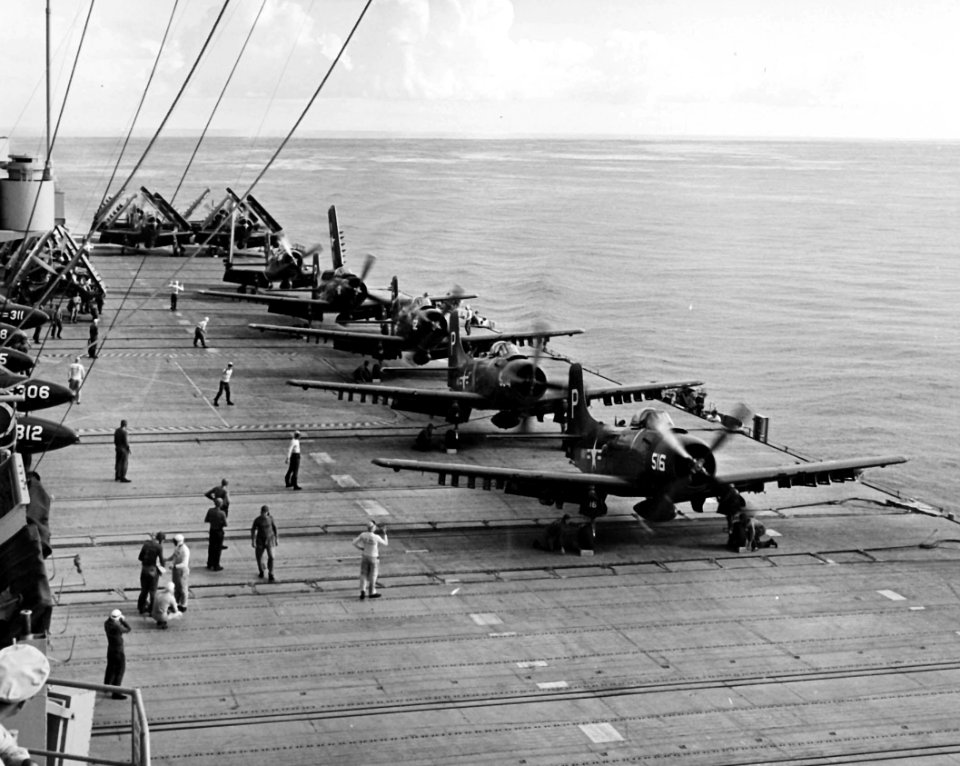 AD-4s VA-105 on USS Randolph (CVA-15) 1953
