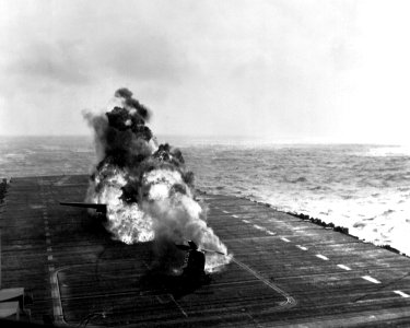 AD-4 crash CV-47 1950