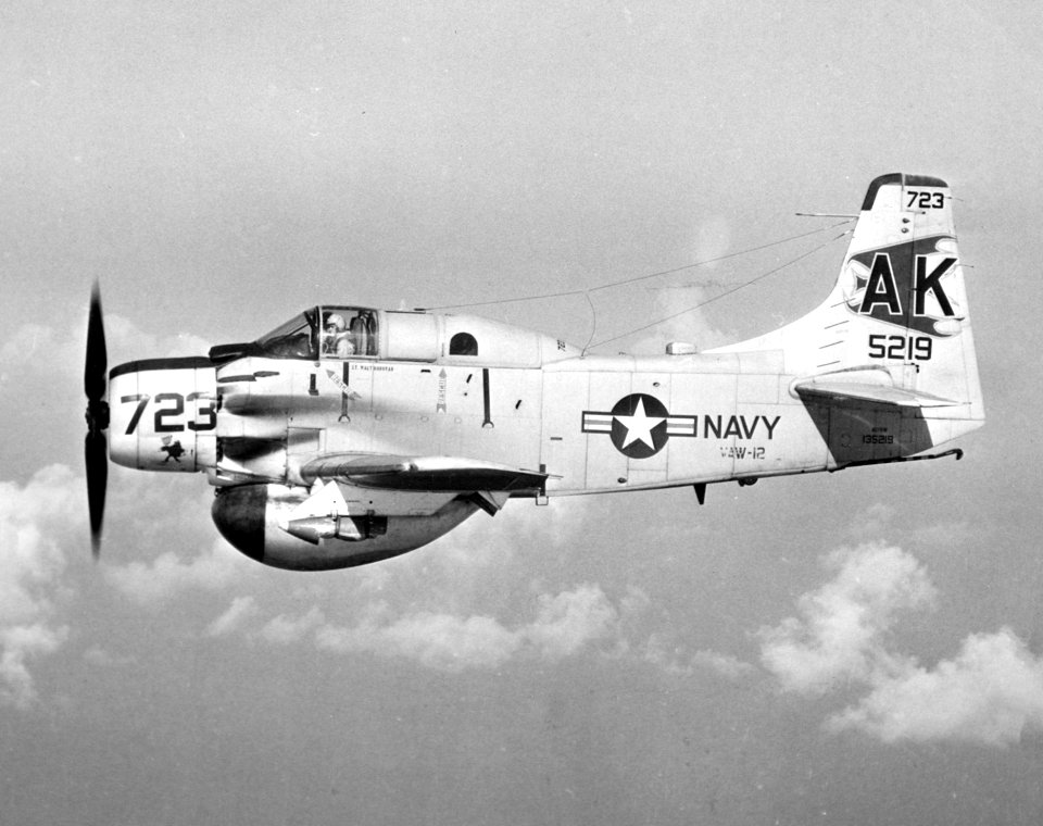 AD-5W of VAW-12 in flight c1958