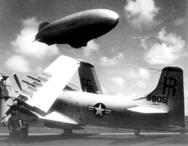 AD-6 of VA-175 on USS FD Roosevelt (CVA-42) in 1956