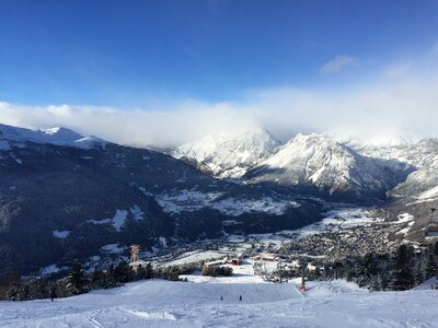 Mountains snow winter