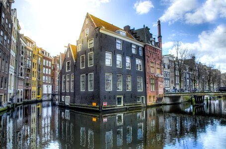 Canal city amsterdam photo