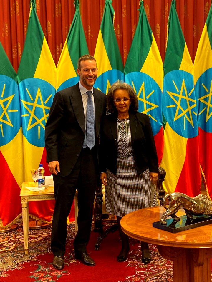 Adam Boehler and Sahle-Work Zewde in Addis Ababa - 2019 (1)