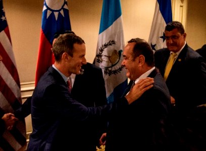Adam Boehler attends President Giammattei's inauguration
