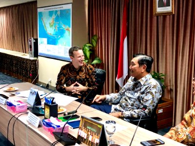 Adam Boehler meets with Luhut Binsar Pandjaitan in Jakarta - 2020 photo
