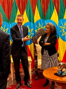 Adam Boehler and Sahle-Work Zewde in Addis Ababa - 2019 (2)