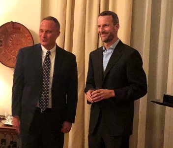 Adam Boehler and Michael Raynor in Addis Ababa - 2019