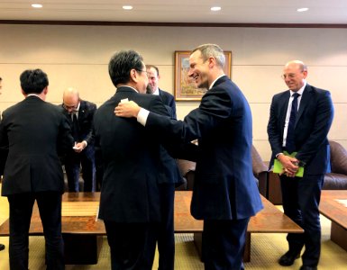 Adam Boehler and Tadashi Maeda in Tokyo - 2020