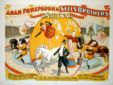 Adam Forepaugh & Sells Brothers enormous shows combined LCCN2002712187