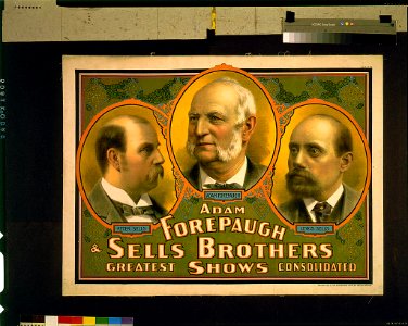 Adam Forepaugh & Sells Brothers great shows consolidated LCCN98500641