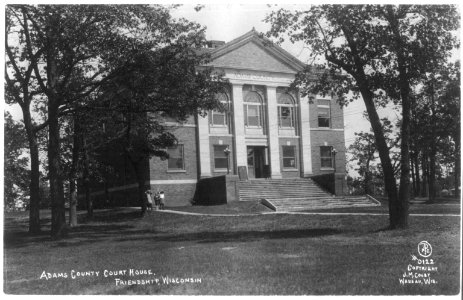 Adams county courthouse, Friendship, Wisconsin LCCN2003678278