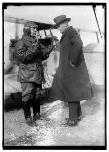 ADAMS, A.K. COMDR. U.S.N.- CHIEF DIV. OF AERNAUTICS, BUR. OF STEAM ENG. NAVY DEPT. R. WITH COL. C.C. CULVER, U.S.A. IN CHARGE OF AIRPLANE RADIO DEV. LCCN2016869567