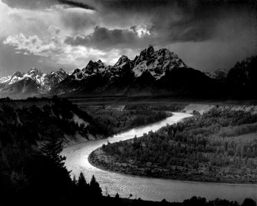 Adams The Tetons and the Snake River photo