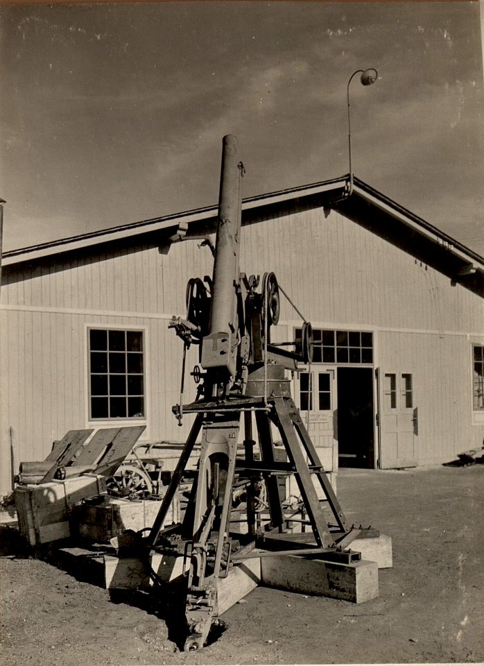 Adaptierte Feldkanone M.05, eingesetzt als Fliegerabwehrkanone, aufgenommen am 7. Mai 1916 (BildID 15474326)