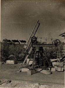 Adaptierte Feldkanone M.05, eingesetzt als Fliegerabwehrkanone, aufgenommen am 7. Mai 1916 (BildID 15474340)