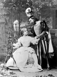 Adelina Patti and Giovanni Mario in Faust opera