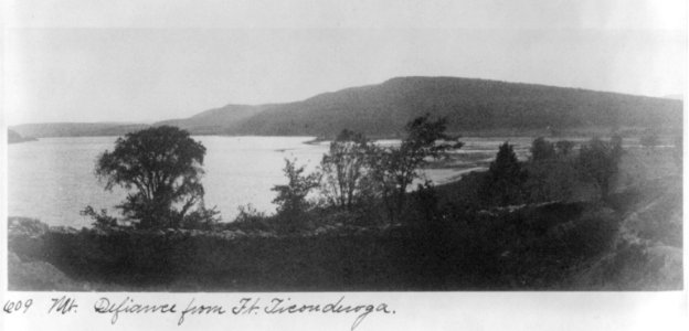 Adirondack Mountains, N.Y.)- Mt. Defiance from Ft. Ticonderoga (and lake LCCN2003678342