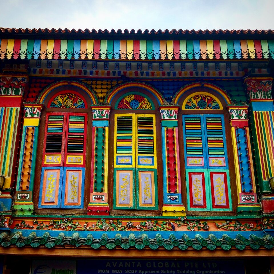 Decoration street colorful