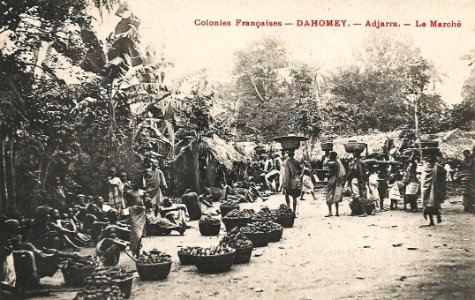 Adjarra-Le Marché (Dahomey) photo